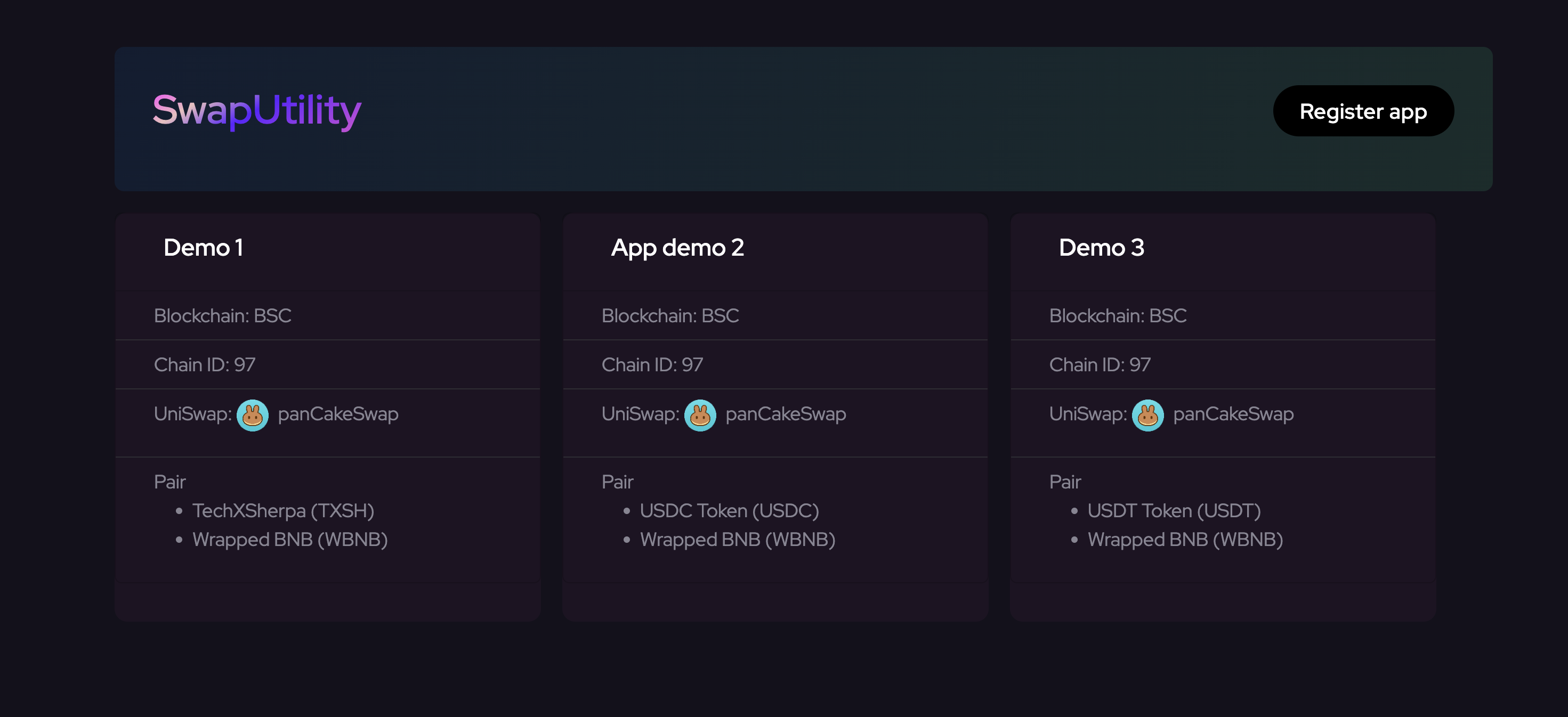 Swap Utility